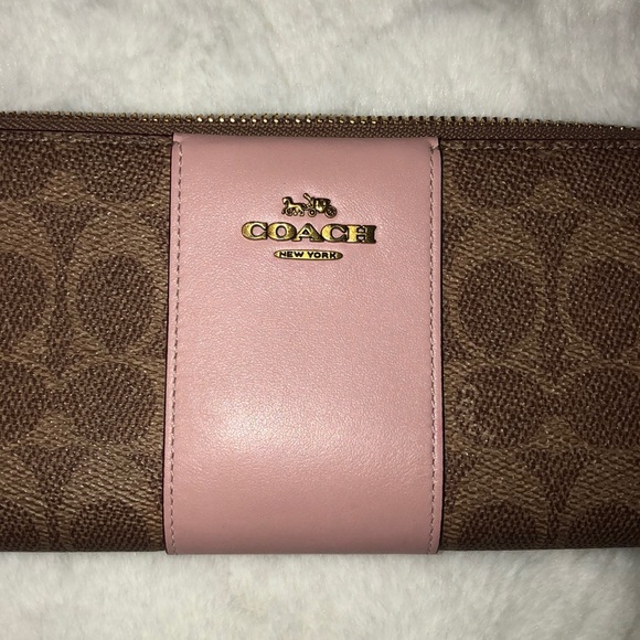 Coach signature Coated Canvas Colorblock Wallet - Picture 2 of 6
